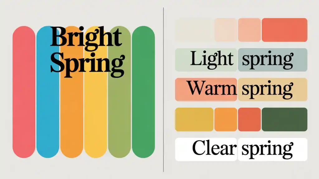 Bright Spring color palette