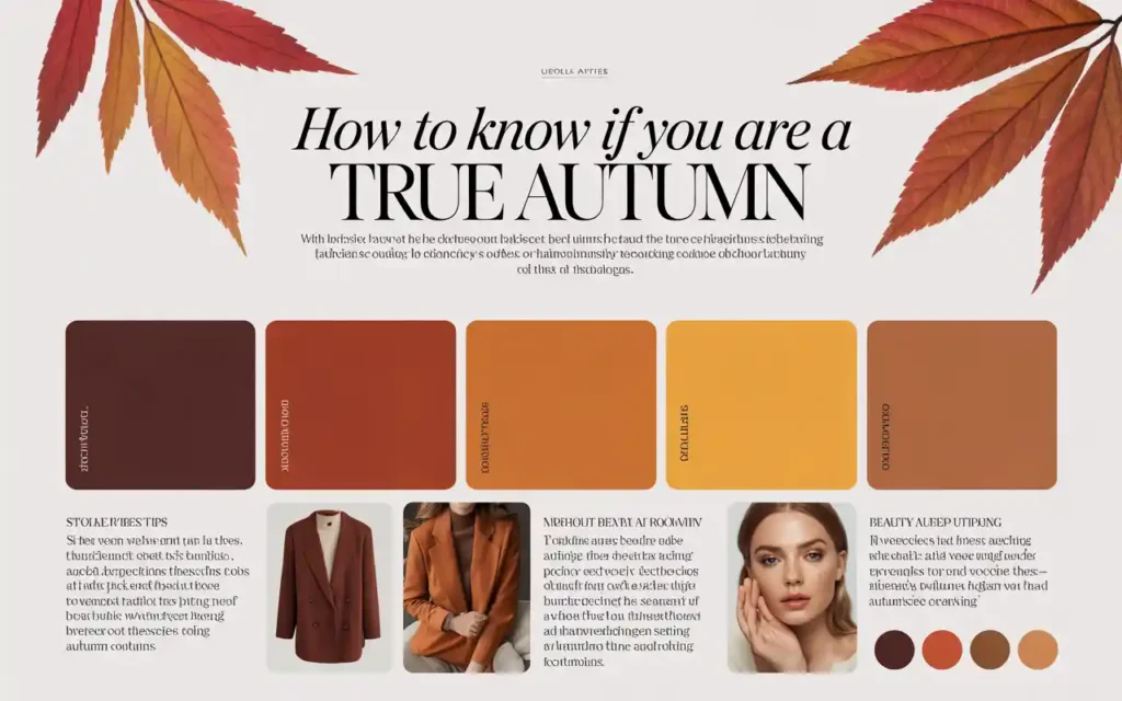 True Autumn color palette