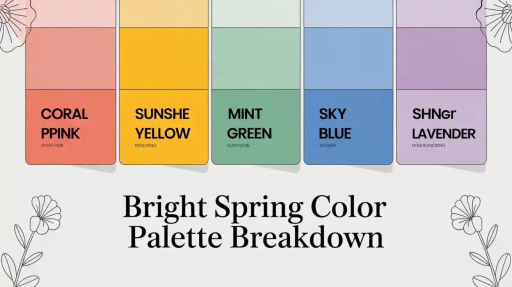 Bright Spring color palette