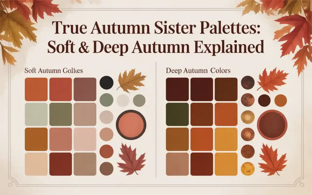 True Autumn color palette