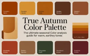 True Autumn color palette