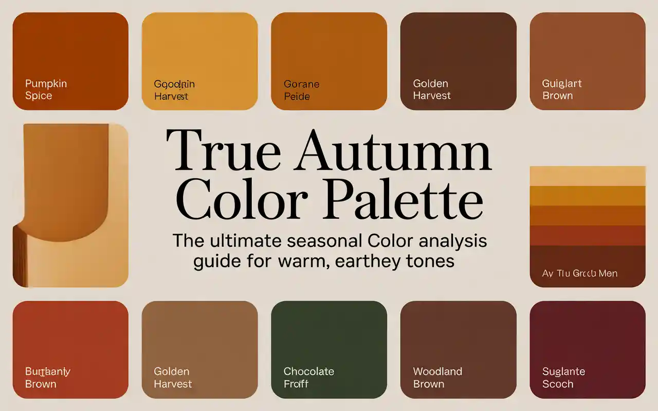 True Autumn color palette