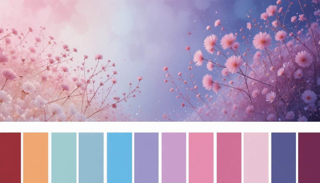 light spring color palette