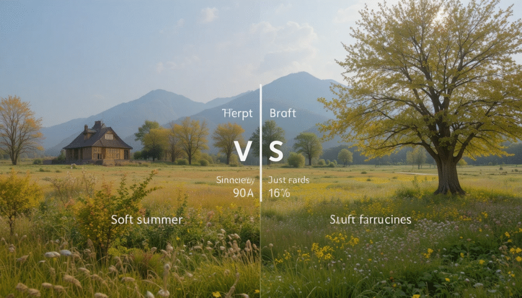 Soft Summer vs Soft Autumn