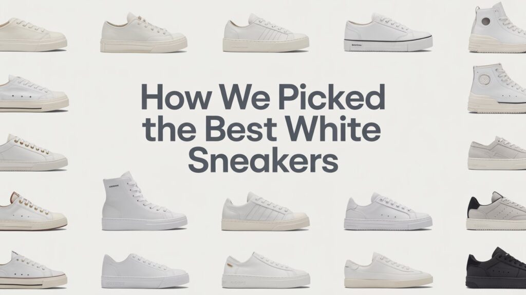 White sneakers