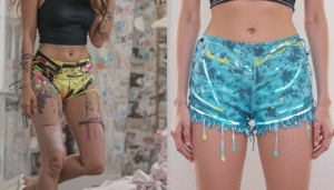 Neon Biker Shorts