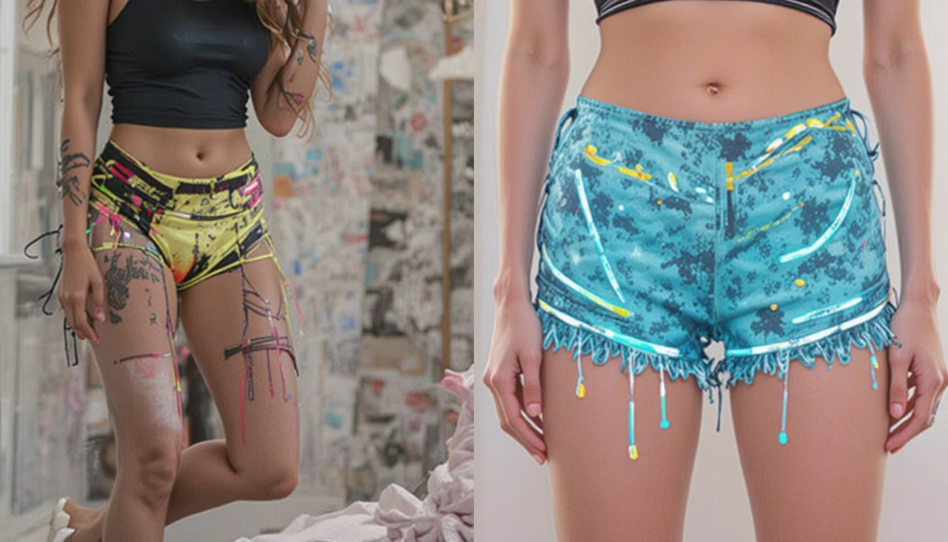 Neon Biker Shorts