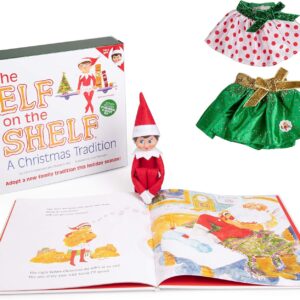 Elf On The Shelf Girl with with Party Skirts Set