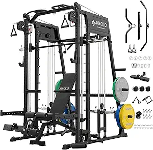Mikolo Smith Machine, 2200lbs Squat Rack